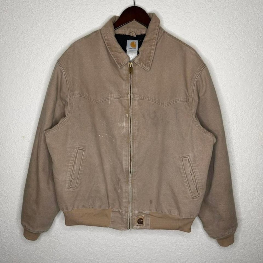 Vintage Tan Brown & distressed  Sante Fe Carhartt Jacket
